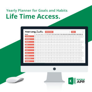 Yearly Planner for Goals and Habits