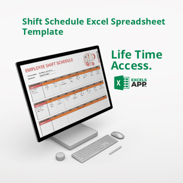 Shift Schedule Excel Spreadsheet Template