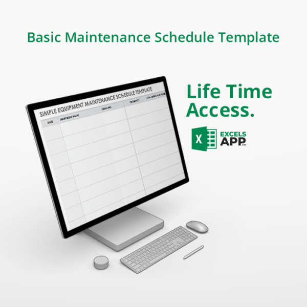 Basic Maintenance Schedule Template