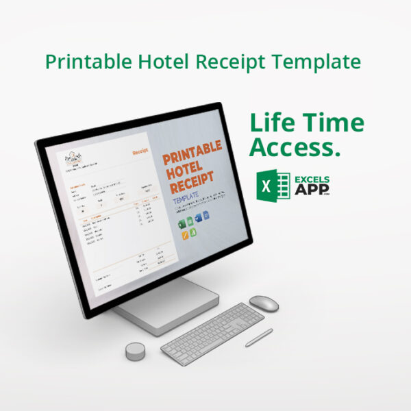 Printable Hotel Receipt Template