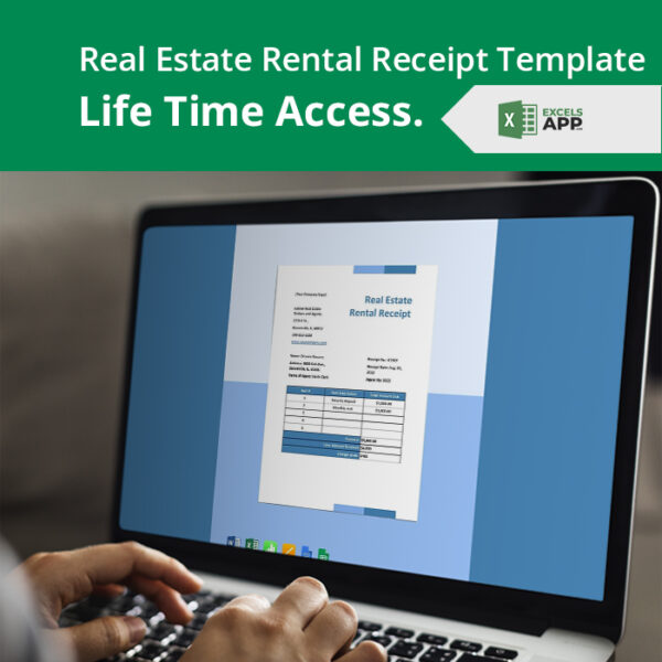 Real Estate Rental Receipt Template