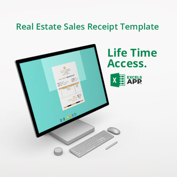 Real Estate Sales Receipt Template