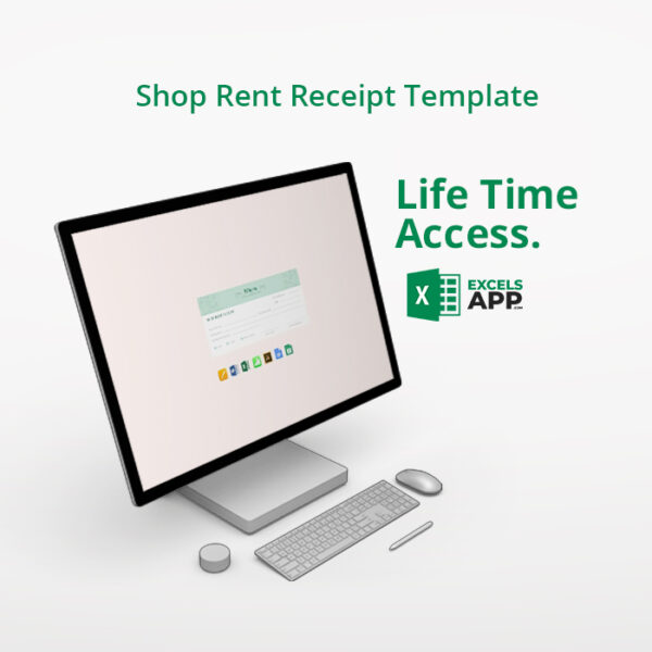 Shop Rent Receipt Template