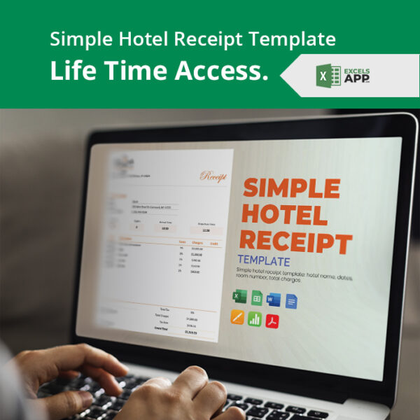 Simple Hotel Receipt Template