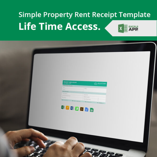 Simple Property Rent Receipt Template