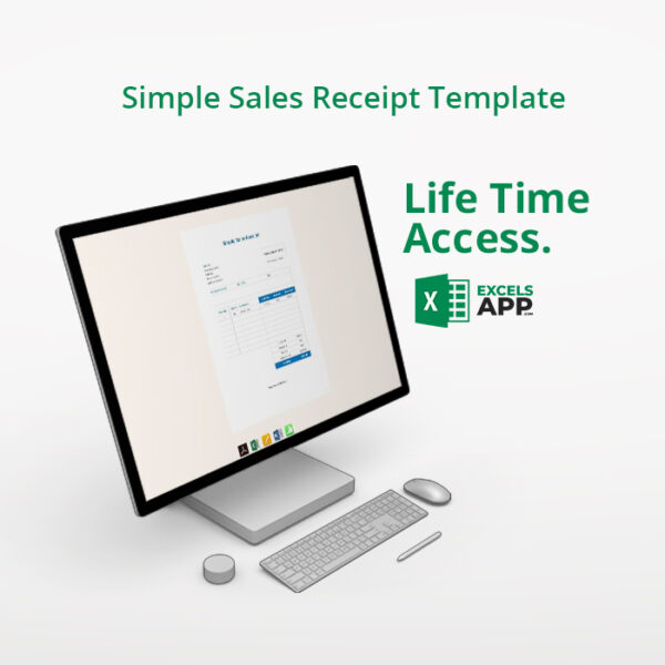Simple Sales Receipt Template