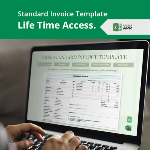 Standard Invoice Template - Excels App